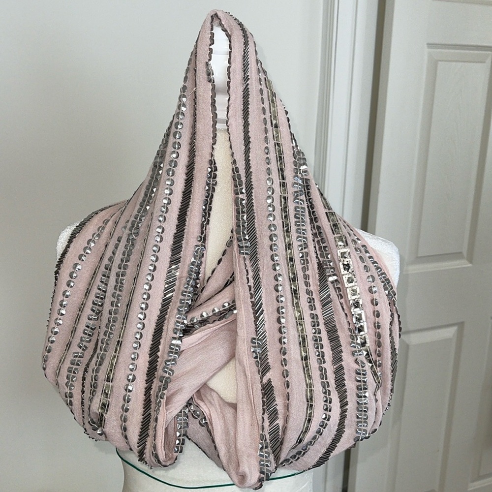 Peach Blush BCBG‎ MAXAZIRA Infinity Scarf